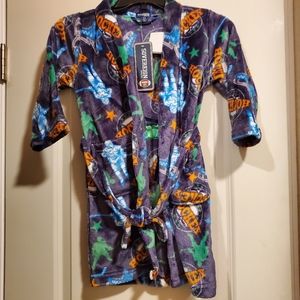 Sovereign Athletic Hockey Robe Pockets Pajamas Boys Size 2 3